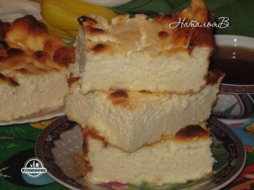 Творожная запеканка Нежная.