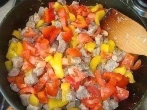 Открытый мясной пирог с картофельным тестом? 02