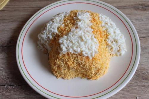 Рецепт новогодний салат собачка к новому году 2018. 08