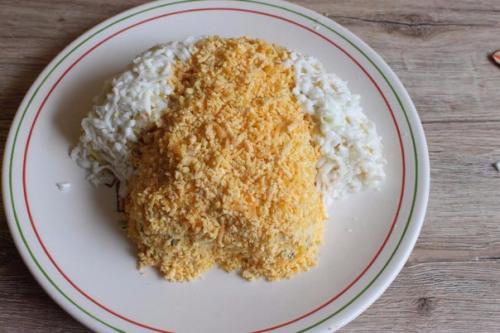 Рецепт новогодний салат собачка к новому году 2018. 07