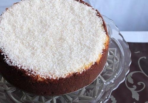 Кокосовый чизкейк с кусочками ананаса. 01