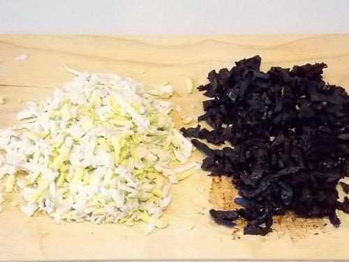 Салат Квартет.  Ингредиенты: 03