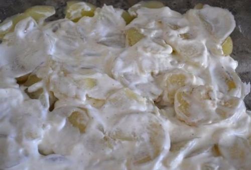 Картофельная запеканка со скумбрией. 06