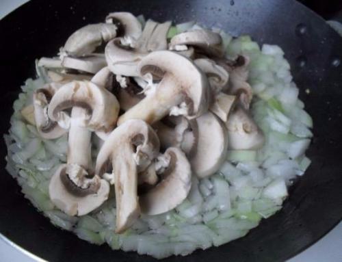 Картофельные палочки с грибами. 02