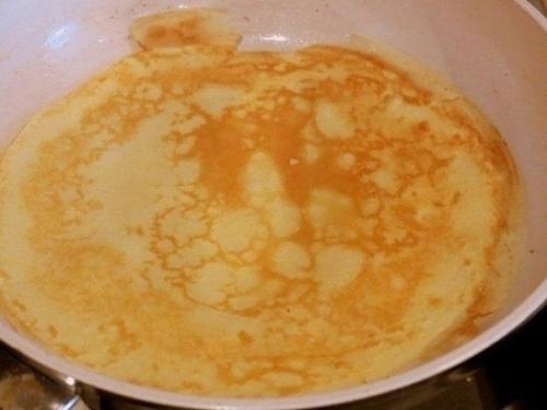 Закусочные роллы из омлета с красной рыбой. 03