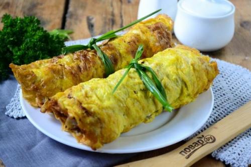 Бризоли. Ингредиенты:   * яйцо куриное - 3 штуки;.