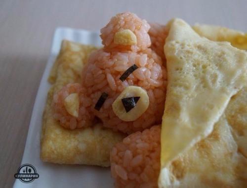 Спящий рисовый Мишка для деток. 08