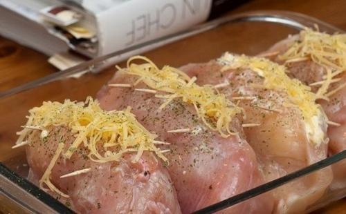 Фаршированные куриные грудки. 05