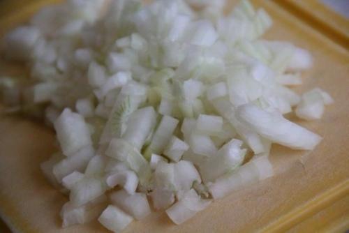 Куриные сердечки в сырном соусе. 05