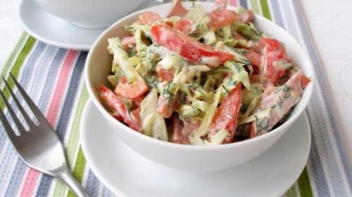 Салат с копченой колбаской? 08