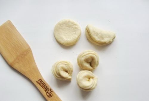 Булочки - цветочки.  Ингредиенты: 07