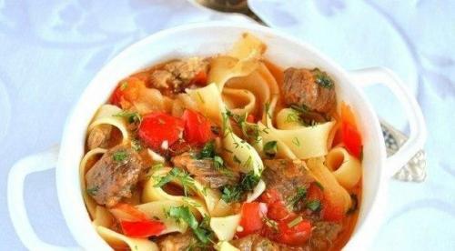 Вкуснейший лагман.  Ингредиенты: