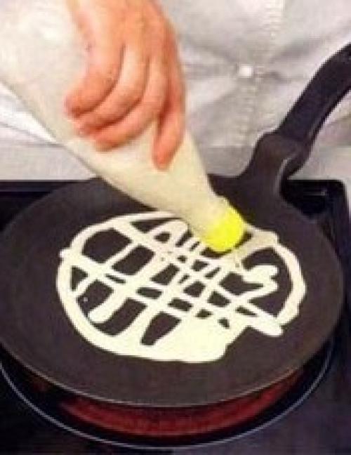 Быстрый рецепт Блины в бутылке. 05