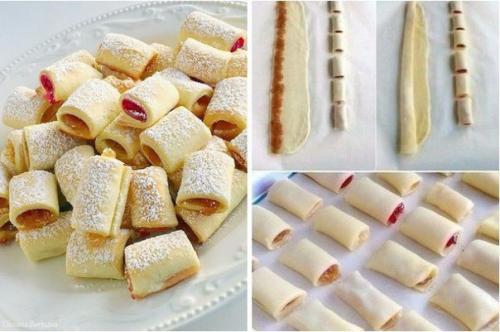 Фруктовые полосочки к чаю.  