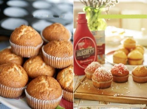 Сливочные кексы.  Ингредиенты: