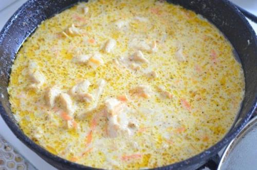 Куриное Филе в сметано - горчичном соусе. 04