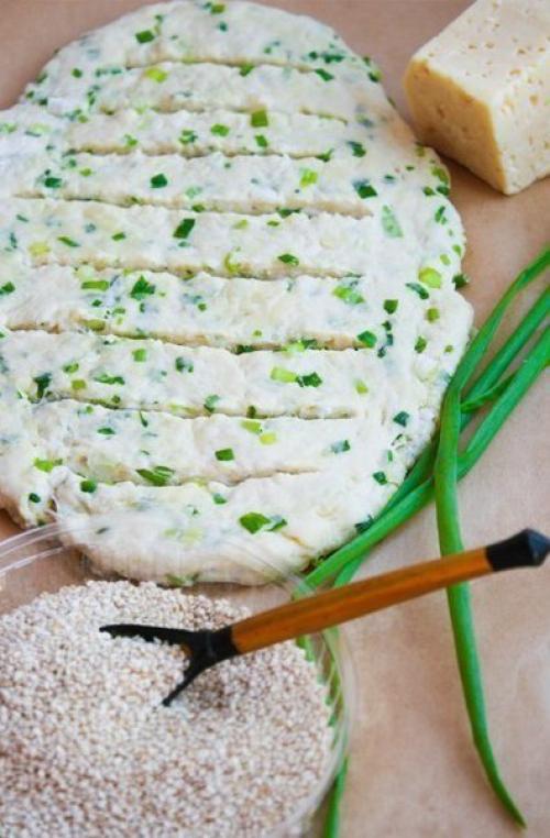 Луковo - cыpный xлеб. 04