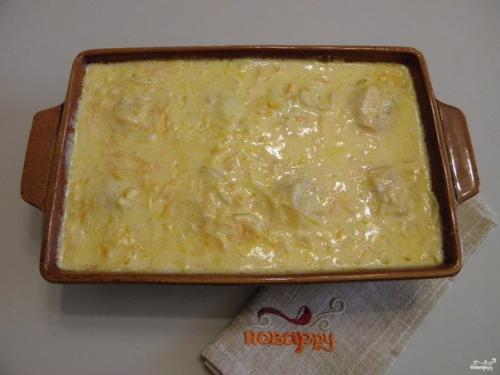 Тефтели под сметанным соусом. 07