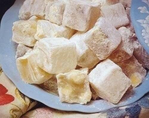 Рахат лукум.  Ингредиенты: