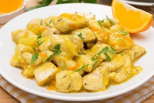 Офигенная курочка для ужина.