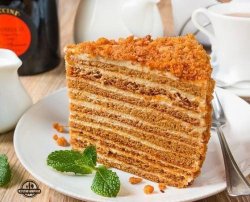 Медовик Ателье.  Для коржей: