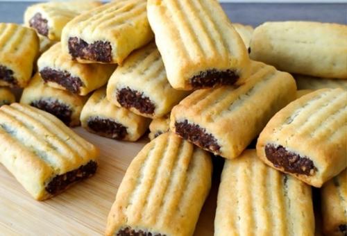 Нежное рассыпчатое печенье с начинкой. Нежное рассыпчатое печенье с начинкой.