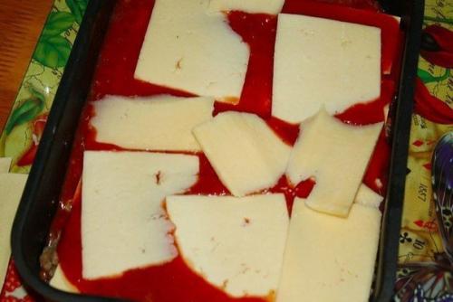 Лазанья мясная.  Ингредиенты: 03