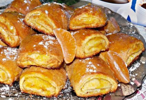 Вкусное, мягкое, ароматное, апельсиновое печенье.