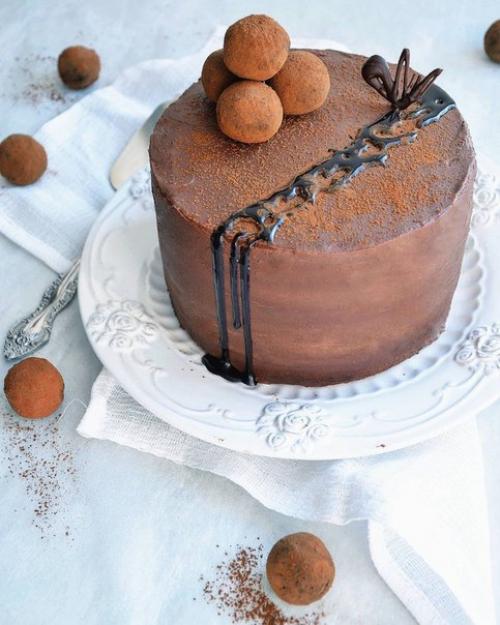 Шоколадный торт к 8 марта! 01