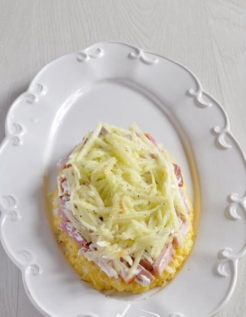 Салат ананас.  Состав. 04