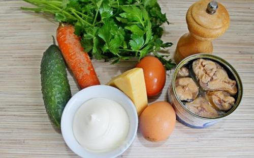 Салат Ветка Сирени. 01