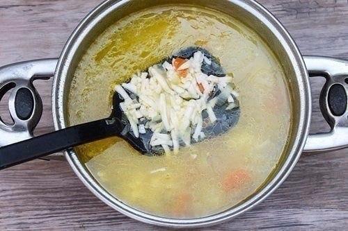 Суп из плавленных сырков. 04