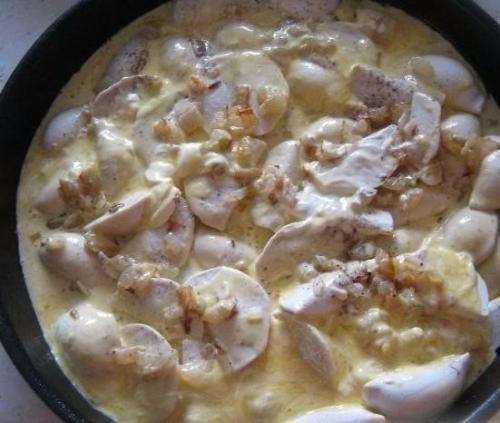 Запеканка из пельменей Ленивая Жена. 04