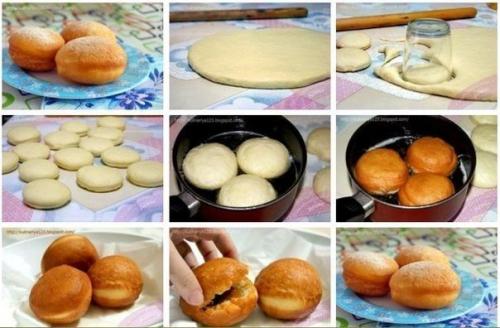 Самые вкусные пончики.

