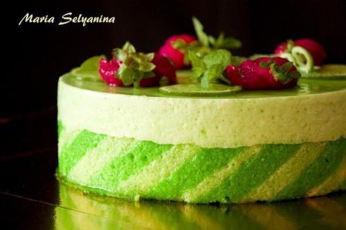 Торт Клубничный Мохито.