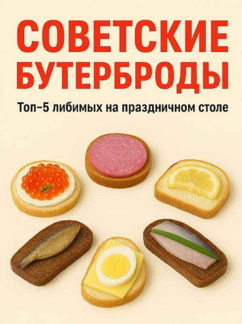 Советские бутерброды к пасхе - вкус праздника, который мы помним с детства! 

