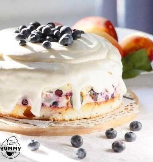 Творожный торт - суфле.