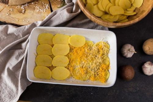 Картофельный гратен.  Это очень простое и универсальное блюдо, оно отлично подойдет для ужина. 04