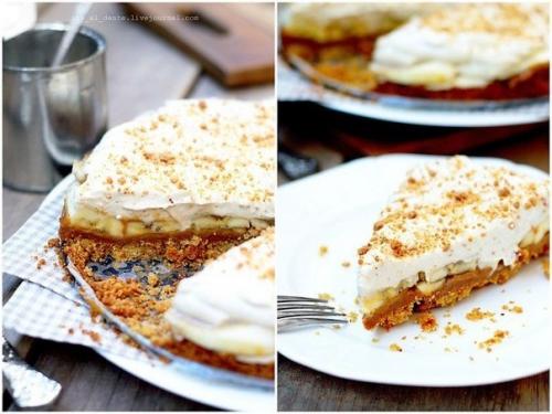 Баноффи пай.   Banana and Toffee.