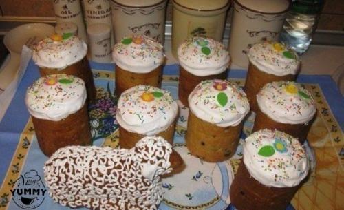 Пасхальный кулич.  Ингредиенты.