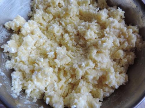 Картофельно - творожные лепешки с зеленью. 01