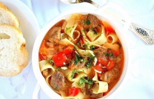 Вкуснейший лагман?   Лагман - популярное среднеазиатское национальное блюдо, а если точнее, то просто густой суп. 06