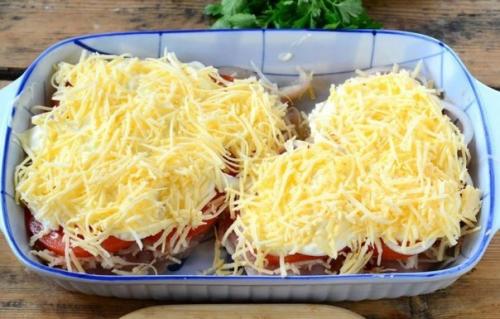 Куриная грудка в шубке под сыром. 06