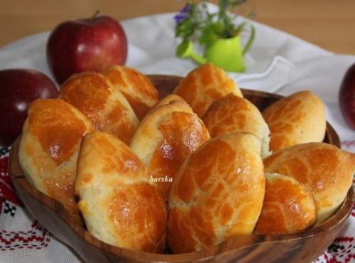 Быстрые пирожки с яблоками. 06