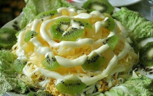 Салат Хэлэл.  Ингредиенты: