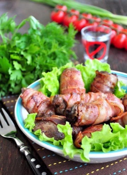 Румаки из маринованной куриной печени за 20 минут. 01