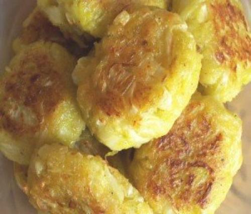 Капустные котлеты с манкой.