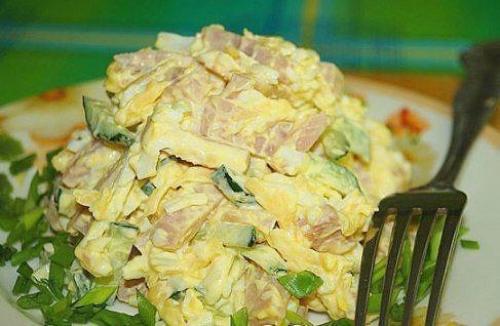 Салат нежный.  Готовлю его часто, он не только очень вкусный, но и не дорогой. 03