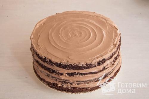Шоколадный торт с нутеллой. 06 Шоколадный торт с нутеллой. 06