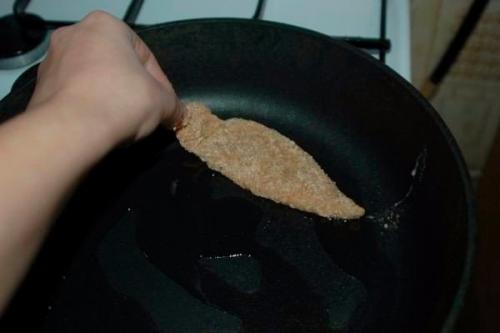 Куриные отбивные в сырном кляре! 08